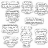 Sticker verset de la Bible (Devant)