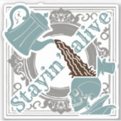 Sticker Versez le café ! (Devant)