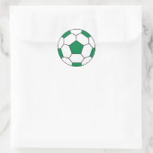 Sticker vert balle de football (Sac)