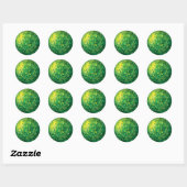 Sticker vert Boule Disco (Feuille)