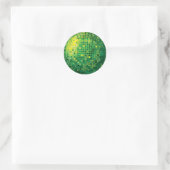 Sticker vert Boule Disco (Sac)
