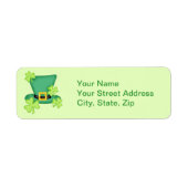 Sticker Vert Chaux Shamrocks Top Hat (Devant)