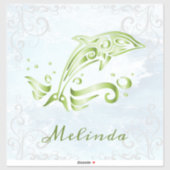 Sticker vert Dolphin Vinyl (Feuille)