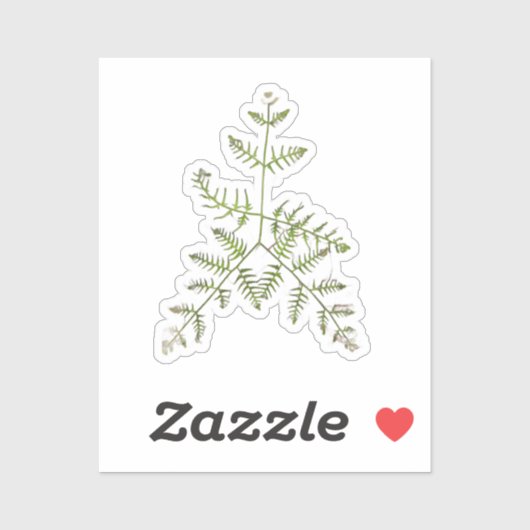 Sticker vert printemps (Feuille)
