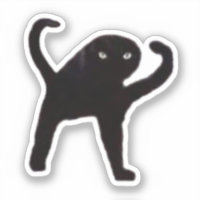 Sticker vervloekt Cat Meme
