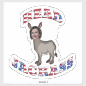 Sticker Veste de tête Patriotique Pelosi (Feuille)
