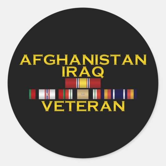 Sticker VET Afghanistan & Irak (Devant)