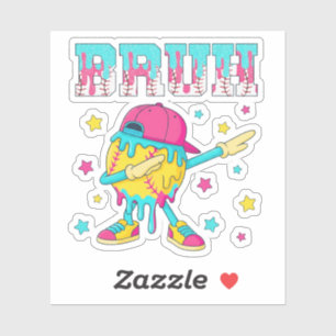 Sticker Vêtement de style de vie de baseball 101 pour jeun