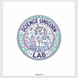 Sticker Vêtements d'application prêts Unicorn Science Unic