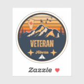 Sticker Veteran, Alberta (Feuille)