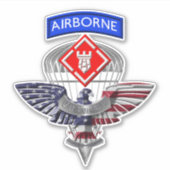 Sticker Vétéran de la 20e brigade du génie (Devant)