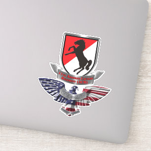 Sticker Vétéran du 11e régiment de cavalerie blindé