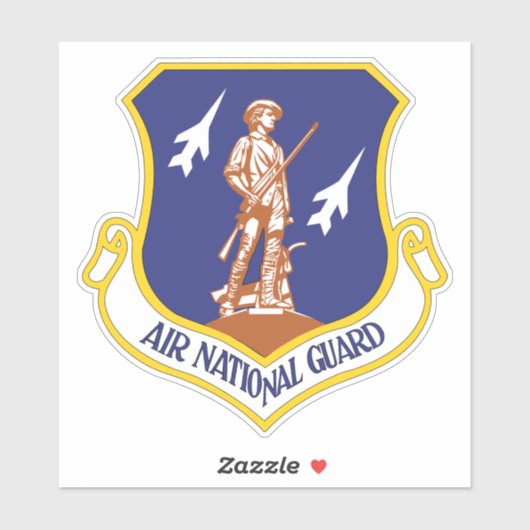 Sticker Vétéran militaire de l'armée de l'air (Feuille)