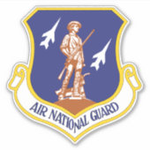 Sticker Vétéran militaire de l'armée de l'air (Devant)