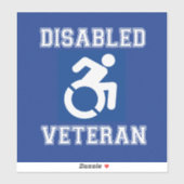 Sticker Vétérinaire handicapé (Feuille)