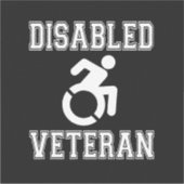 Sticker Vétérinaire handicapé (Devant)