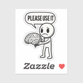 Sticker Veuillez l'utiliser