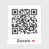 Sticker Veux-Tu M'Épouser ? Code QR (Feuille)