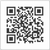 Sticker Veux-Tu M'Épouser ? Code QR (Devant)
