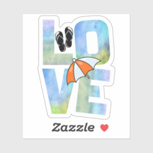 Sticker Vibe Summer Love