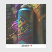 Sticker Vibes de graffitis : L'art de rue qui vous parle (Feuille)