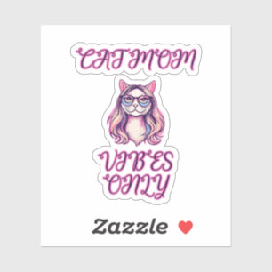 Sticker Vibes de maman chat uniquement Conception de vie d