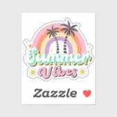 Sticker Vibes d'été (Feuille)