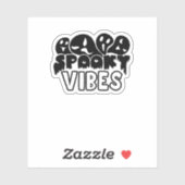 Sticker Vibes Éffrayantes d'Halloween (Feuille)