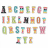 STICKER VIBES LATINES - A-Z - (Devant)