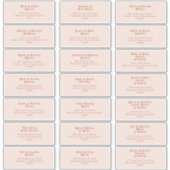 Sticker Vibes rétro simples | Blush Mariage - Adresse d'in (Devant)