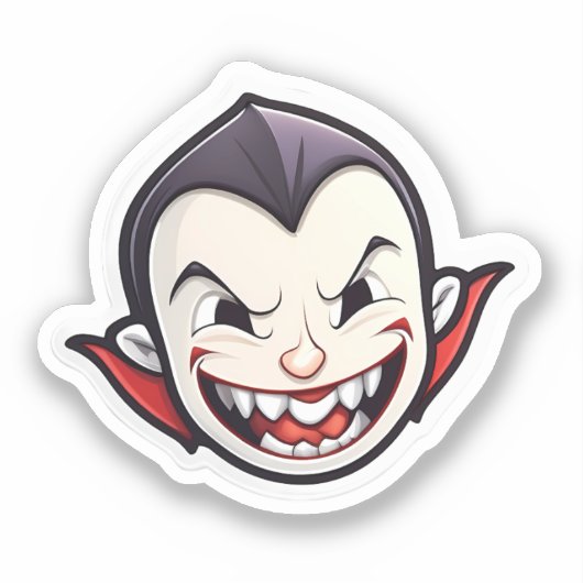 Sticker Vibes vampiriques : Halloween Ghoul et Vampire (Recto)