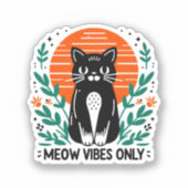 Sticker vibrations de miaulement seulement (Recto)