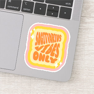 Sticker Vibrations du Sagittaire uniquement, Horoscope est