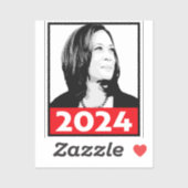 Sticker Vice-Président Kamala Harris Graffiti Portrait (Feuille)