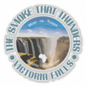 Sticker Victoria Falls (rd) (Devant)