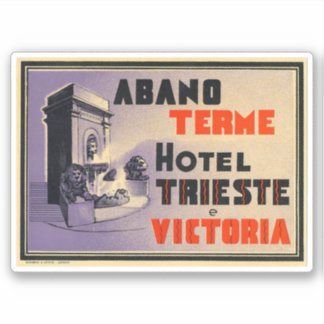 Sticker Victoria Hotel Trieste
