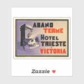 Sticker Victoria Hotel Trieste (Feuille)
