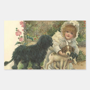 Sticker Victoriaans redt zwerfhonden pups