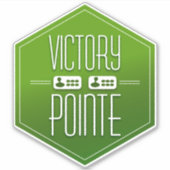 Sticker Victory Pointe Hexagon (Devant)