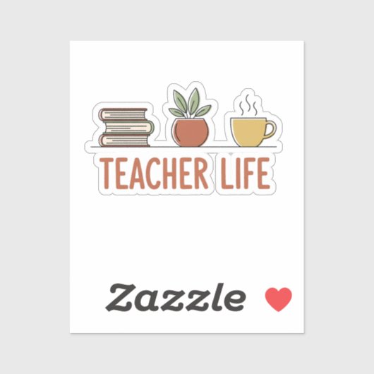 Sticker Vie d'enseignant (Feuille)