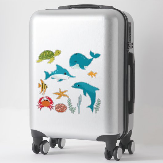 Sticker Vie marine (Sur valise)