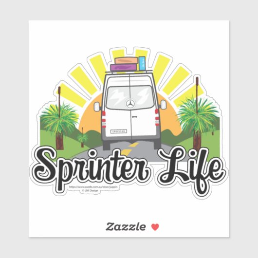 Sticker Vie Sprinter Aussie (Feuille)
