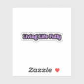 Sticker Vie Vie Pleine Purple Sensibilisation à l'épilepsi (Feuille)