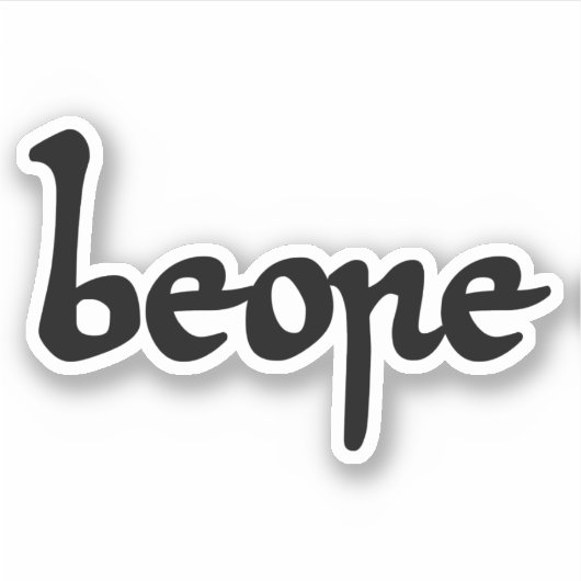 Sticker Vielle bière anglaise (Devant)