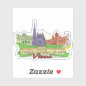 Sticker vienne (Feuille)