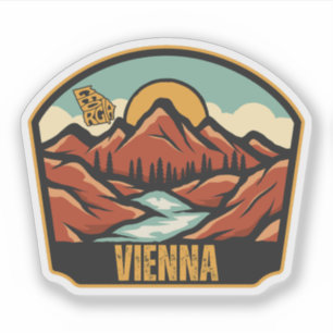 Sticker Vienne, Géorgie
