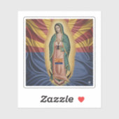 Sticker Vierge de Guadalupe - Arizona (Feuille)