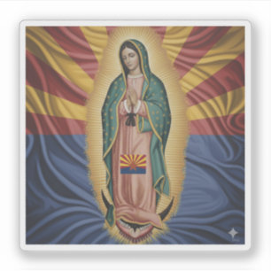 Sticker Vierge de Guadalupe - Arizona