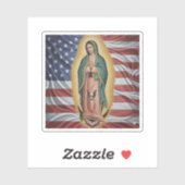 Sticker Vierge de Guadalupe - États-Unis (Feuille)
