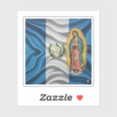 Sticker Vierge de Guadalupe - Guatemala (Feuille)
